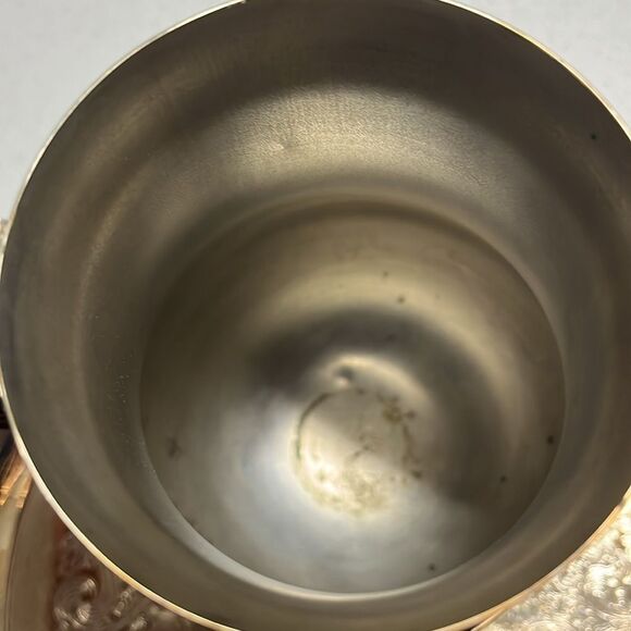 WM Rogers Elegant Silver Tea Set with Tray - Picture 4 of 5